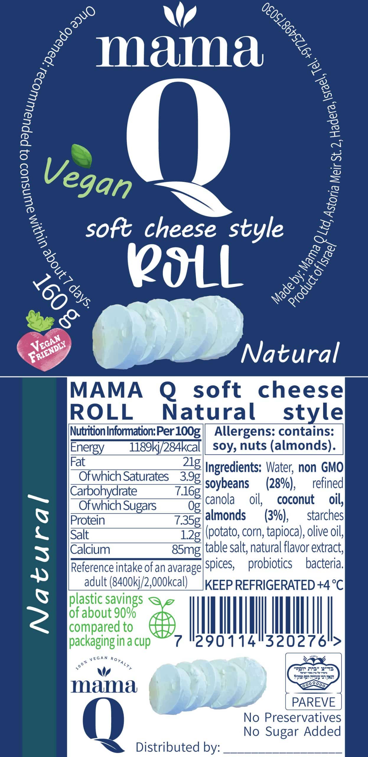 NATURAL TASTE Q-ROLL packaging